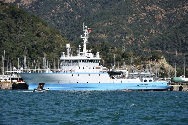 Marmaris Limanı'na Demirleyen 149 Metrelik Lüks Yat 'A+'