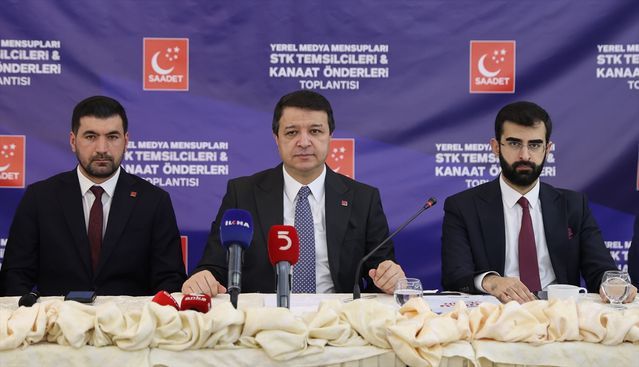 Saadet Partisi Lideri Mahmut Arıkan Mardin'de Medya ve STK Temsilcileriyle Buluştu