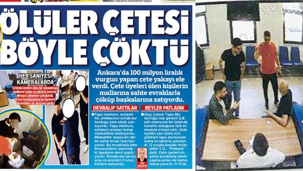 Çubuk'ta Sahte Tapu Skandalında 8 Kişi Tutuklandı