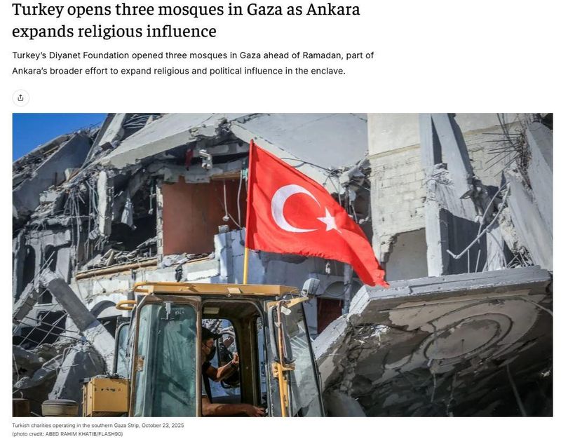 Türkiye, Gazze’de Üç Camiyi Yeniden İbadete Açtı, Ankara’nın Bölgedeki Etkisi Tartışılıyor