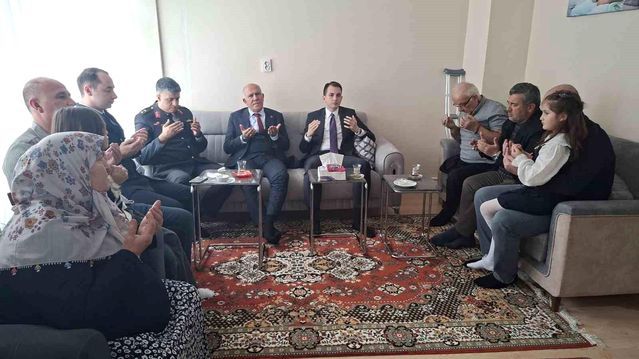 Hisarcık'ta Şehit Aileleri ve Gazilere Ramazan Bayramı Ziyareti