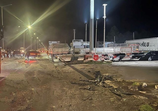 Samsun Terme'de Trafik Kazasında 1 Kişi Hafif Yaralandı
