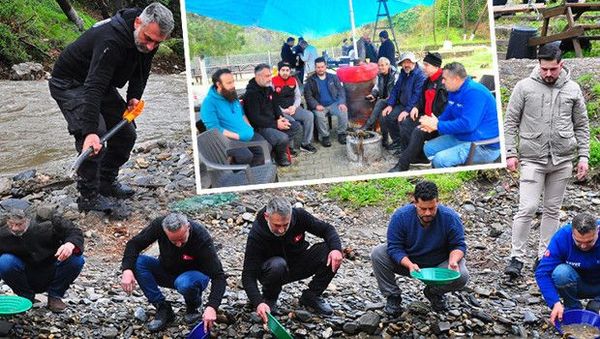 Türkiye’nin Dört Bir Yanından Altın Arayıcılar Manisa’da Kırıntı Madencilikte Buluştu