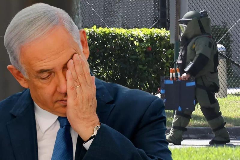 Netanyahu'nun Ofisine Şüpheli Paket Nedeniyle Bomba İmha Ekibi Sevk Edildi