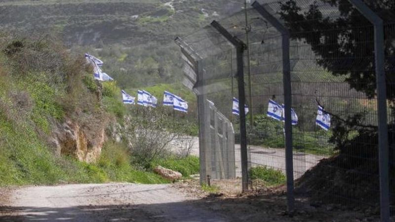 İsrail Bayrakları Batı Şeria’daki El-Mesudiye Arkeolojik Alanına Asıldı