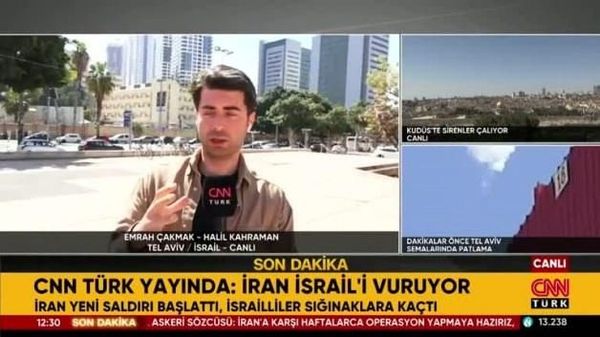 İsrail Askerleri CNN Türk Canlı Yayınına Müdahale Etti