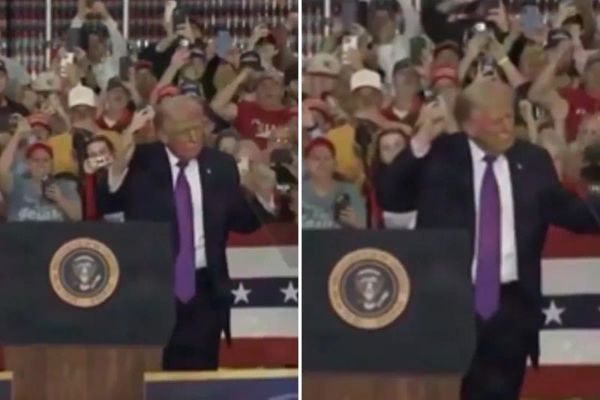 Trump, İran Gerilimi Sürerken Kentucky Mitinginde Neşeli Dansıyla Dikkat Çekti