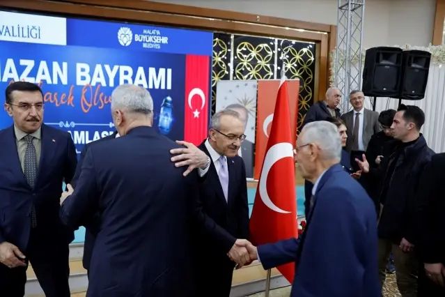 Malatya'da Ramazan Bayramı Bayramlaşma Programı Düzenlendi