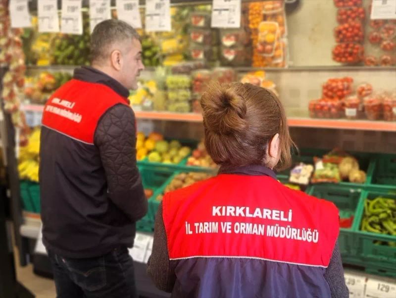 Lüleburgaz'da Ramazan Ayında Zincir Marketlere Kapsamlı Denetim