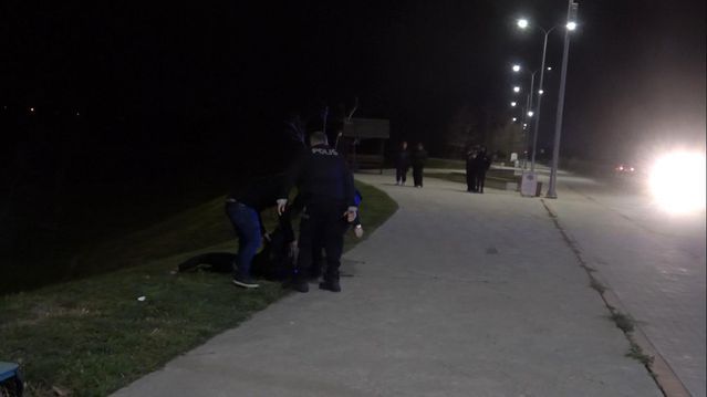 Bafra'da Alkollü Kadının Tehlikeli Davranışı Güvenlik Güçlerini Harekete Geçirdi