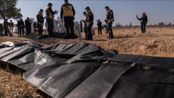 Esad Rejimine Ait Karargah Yanında İşkence İzli 11 Ceset Bulundu