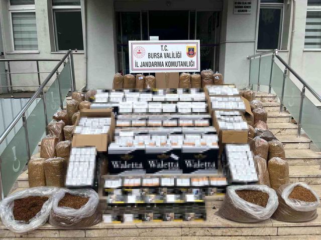 Bursa Gemlik'te Kaçak Tütün Operasyonunda 2 Kişi Tutuklandı