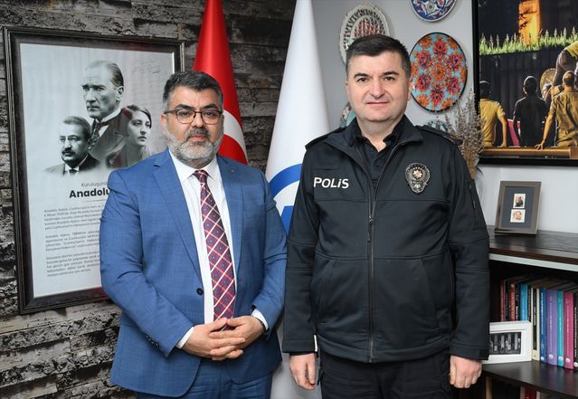 Edirne Emniyet Müdürü Muhittin Ayhan'dan AA Edirne Bölge Müdürlüğü'ne Ziyaret