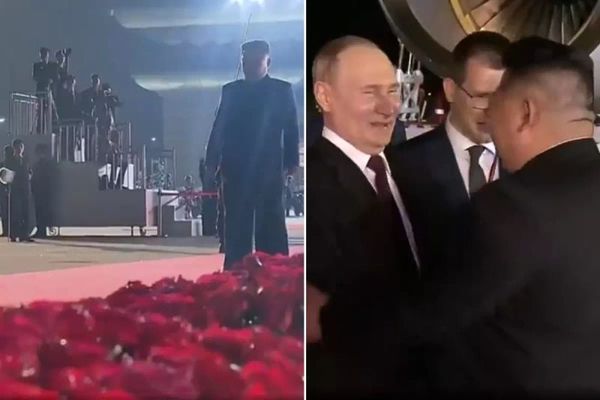 Putin Kuzey Kore’de Görkemli Törenle Resmen Karşılandı
