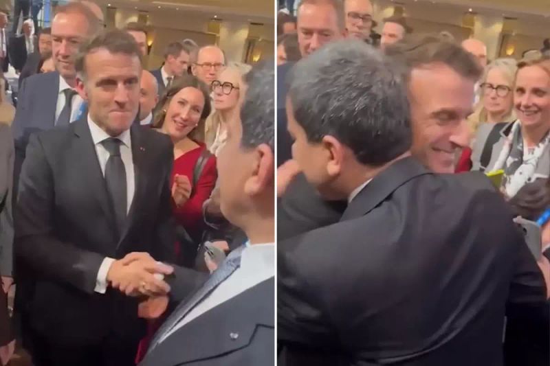 Fransa Cumhurbaşkanı Macron, Mazlum Abdi ve İlhami Ahmed ile Münih'te Görüştü