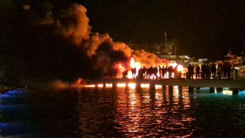 Yalıkavak Marinada Çıkan Yangınla İlgili Soruşturma Başlatıldı