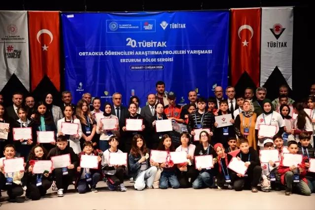 Erzurumlu Öğrenciler TÜBİTAK Yarışmasında Bölge Birincisi Oldu