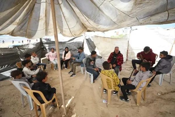 Gazze'de Müzik Eğitimiyle Çocuklara Umut Veriliyor