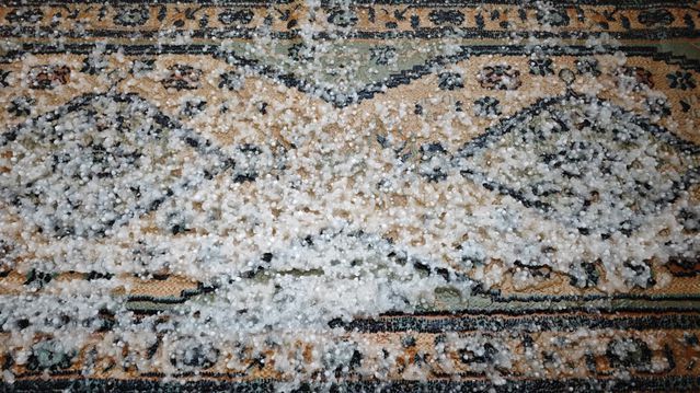 Midyat'ta Dolu ve Sağanak Yağış Hayatı Olumsuz Etkiledi