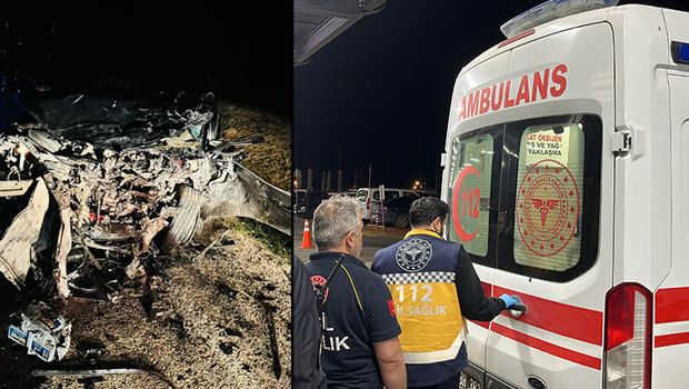 Günyüzü Kaymakamı’nın Aracının Karşıdan Gelen Araçla Çarpışması Sonucu 1 Kişi Öldü, 2 Yaralı