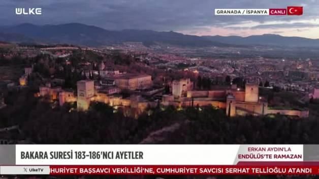 Erkan Aydın, Ülke TV’de Endülüs’te Ramazan Coşkusunu Ekranlara Taşıyor