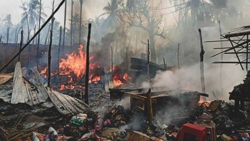 Myanmar'da Arakan ve Sagaing Bölgelerinde Hava Saldırıları Can Kaybına Yol Açtı