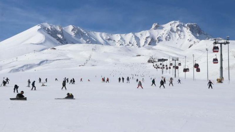 Erciyes'e Ulaşım Kar Sonrası Yeniden Açıldı