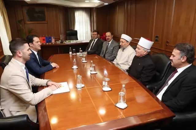 Diyanet Başkanı Arpaguş, Kuzey Makedonya'da Resmi Ziyaretlerde Bulundu