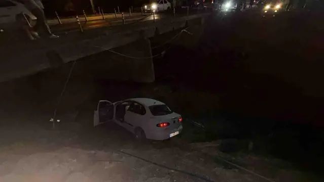 Osmaniye Düzici'de Otomobil Köprüden Düştü, Sürücü Yaralandı