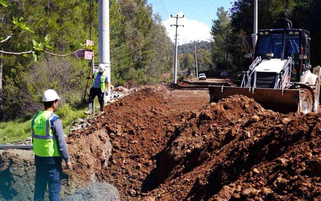 Muğla'da 3 Bin 800 Metrelik Su İsale Hattı Modernize Edildi