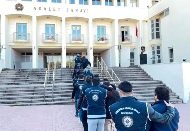 Bodrum'da 33 Düzensiz Göçmen Yakalandı, 9 Kişi Tutuklandı