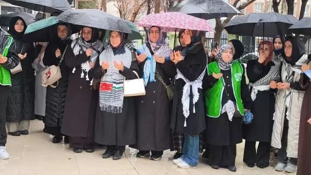Siirt'te Gazze Saldırılarına Karşı Protesto Düzenlendi