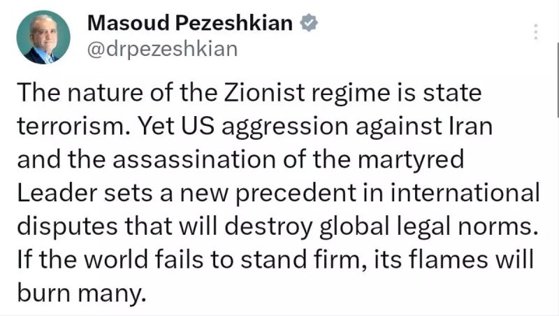 İran Cumhurbaşkanı Pezeskiyan: ABD'nin Saldırıları Uluslararası Hukuku İhlal Ediyor
