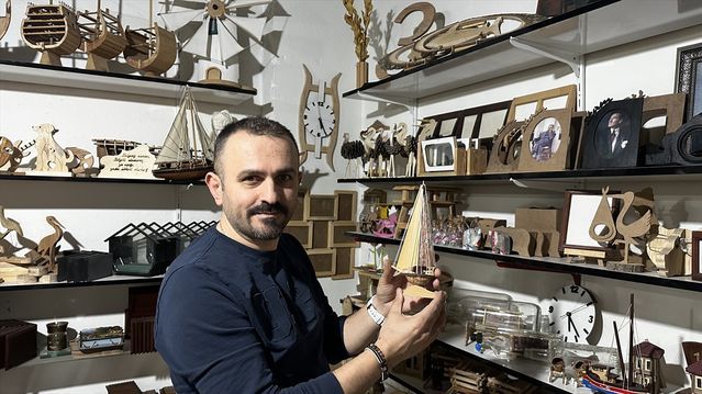 Isparta'da Üç Nesil Atık Ahşap İşlemeciliğiyle Doğaya Katkı Sağlıyor