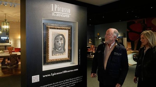Paris'te 100 Avroluk Picasso Çekilişi Alzheimer Araştırmalarına Milyonlarca Destek Sağlayacak