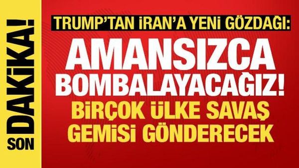 Trump: Hürmüz Boğazı'nı Açmak İçin Bölgeye Çok Sayıda Savaş Gemisi Gönderilecek