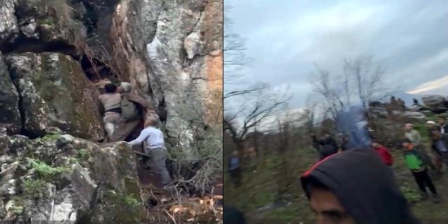 Hakkari'de Dağda Mahsur Kalan Genç Başarıyla Kurtarıldı