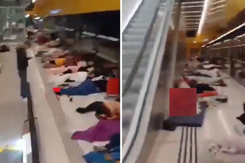 İsrailliler İran Füzelerinden Kaçarken Metro İstasyonlarına Sığınıyor