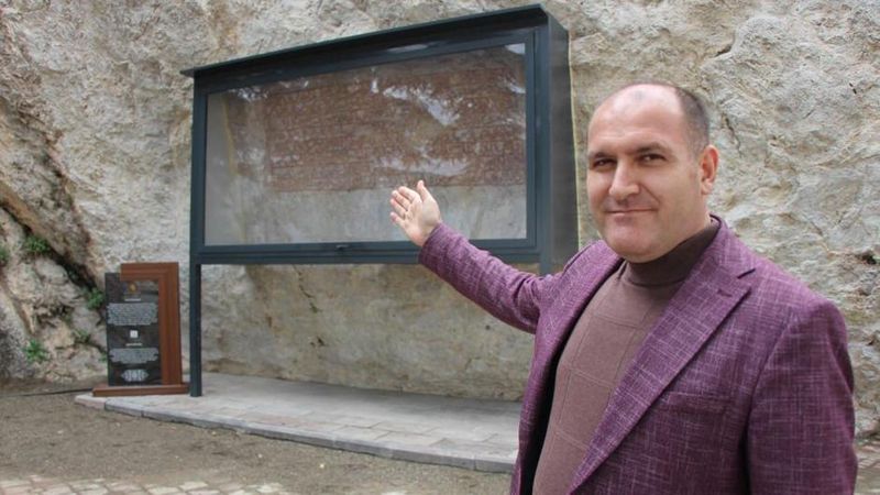 Amasya'daki 600 Yıllık Kitabe Restore Edildi, Dünyada Tek Olduğu Belirlendi