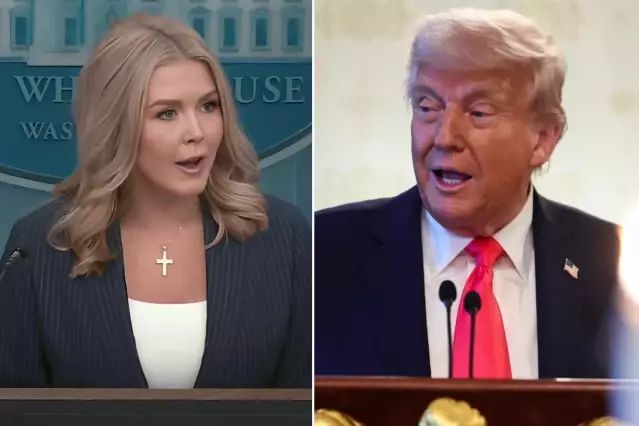 Trump'tan Beyaz Saray Sözcüsü Leavitt'e Esprili Eleştiri: 'Onu Tutalım mı?'