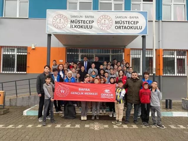 Bafra'da 'Merkezim Her Yerde' Projesi Kapsamında Okul Ziyareti ve Sosyal Etkinlikler Düzenlendi