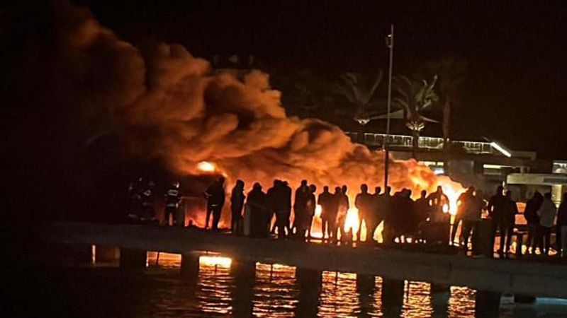 Bodrum Yalıkavak'ta 5 Motoryat Alevlere Teslim Oldu