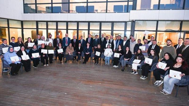 Servis ve Barista Eğitim Programını Başarıyla Tamamlayan 52 Kişiye Sertifika Verildi