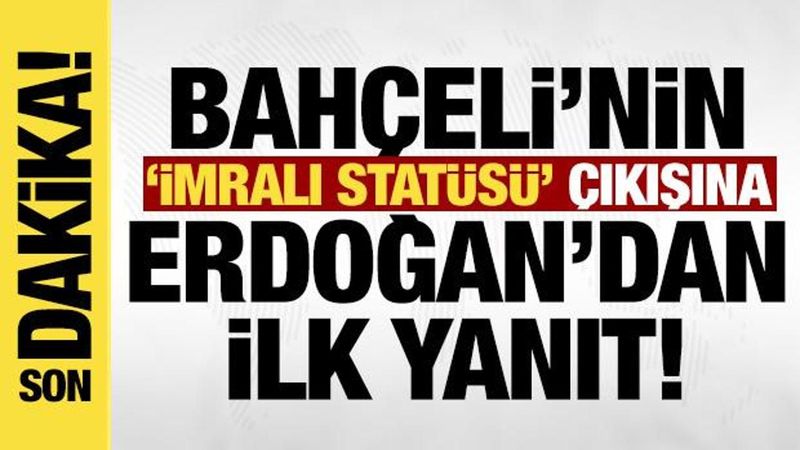 Erdoğan'dan İmralı Statüsüyle İlgili Açıklama Geldi
