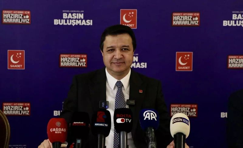 Saadet Partisi Başkanı Arıkan, Kocaeli'de Medya Teması Gerçekleştirdi