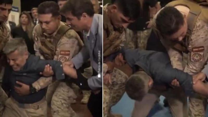 Arjantinli Bakan Canlı Yayında Elektroşok Eldivenini Denedi