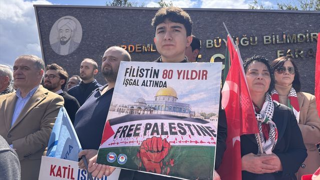 İsrail'in İdam Yasasına Sakarya, Kocaeli ve Zonguldak'ta Tepki Gösterildi