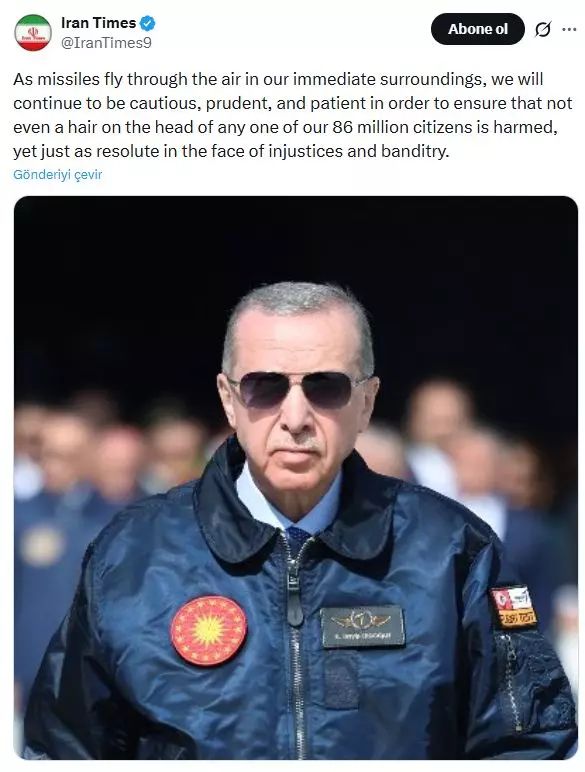 Cumhurbaşkanı Erdoğan'dan İran-ABD Gerilimine Barış Çağrısı