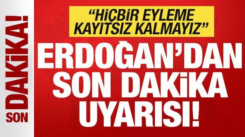 Cumhurbaşkanı Erdoğan'dan Sağlık Çalışanlarına Destek ve Kritik Uyarılar
