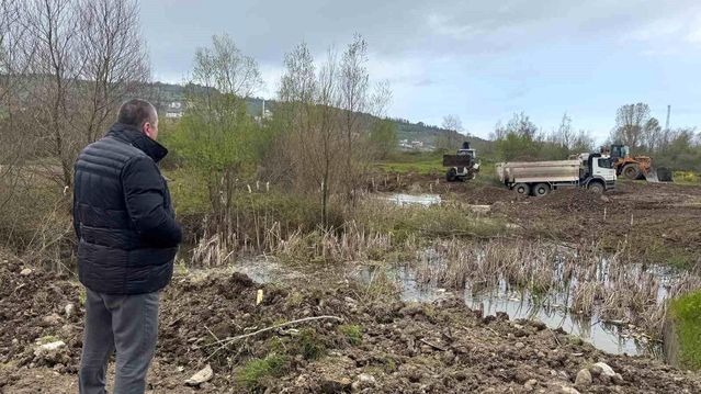 Alaplı'da Tehlike Yaratan Göletler Kaymakamlık ve Belediyenin Ortak Çalışmasıyla Kapatılıyor